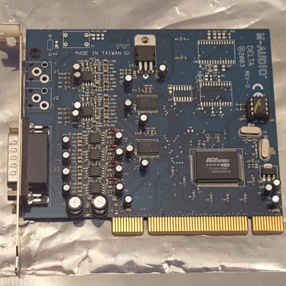 M-AUDIO Delta 44 Professional 4 In / 4 Out Audio Card & Breakout Box Part Used - Picture 4 of 13